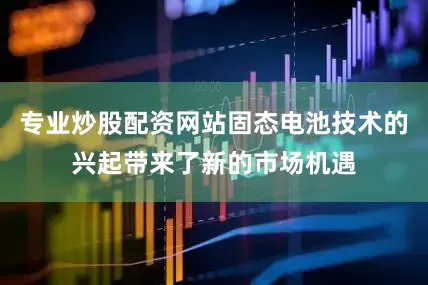 专业炒股配资网站固态电池技术的兴起带来了新的市场机遇